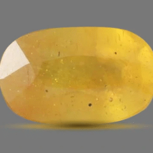 yellow sapphire 4.74 carats